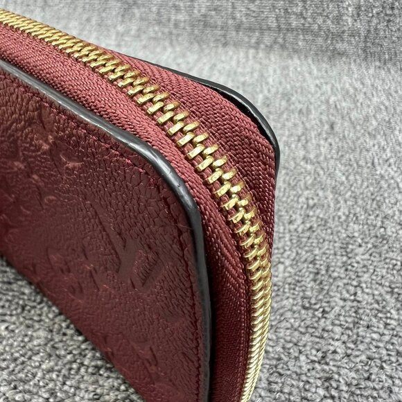 Louis Vuitton LV Long Wallet Red Monogram Empreinte 375-081825 - Picture 7 of 12